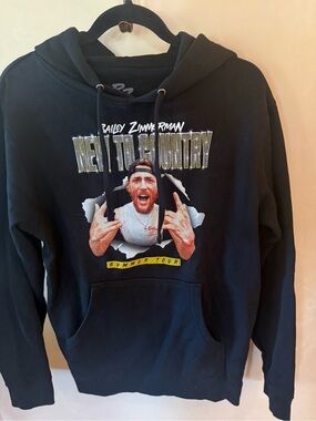 Bailey Zimmerman 'Hell To Country' Black Graphic Hoodie unisex
